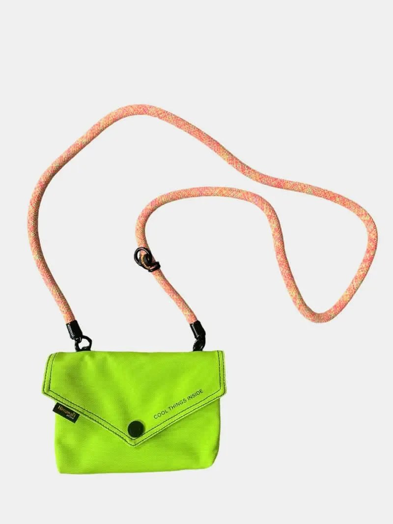 Himawari Solid Color Envelope Shape Crossbody Bag with Removable Strap - Love Salve